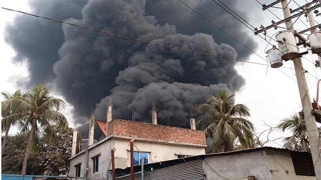 আগুনের ভয়াবহতা